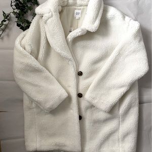 Cream colored teddy coat